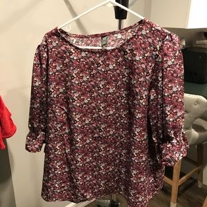 Shein curve 1XL floral top